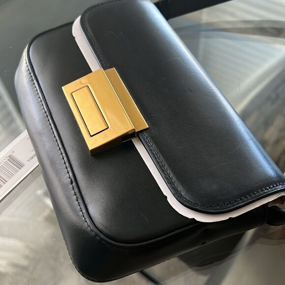 Loeffler Randall x Revolve Stefania Baguette Bag, Black, NWT - Picture 8 of 14